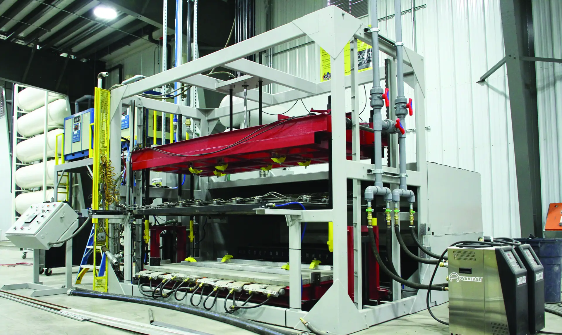 AVT 3-Station Rotary Thermoformer on the Floe Thermoforming floor