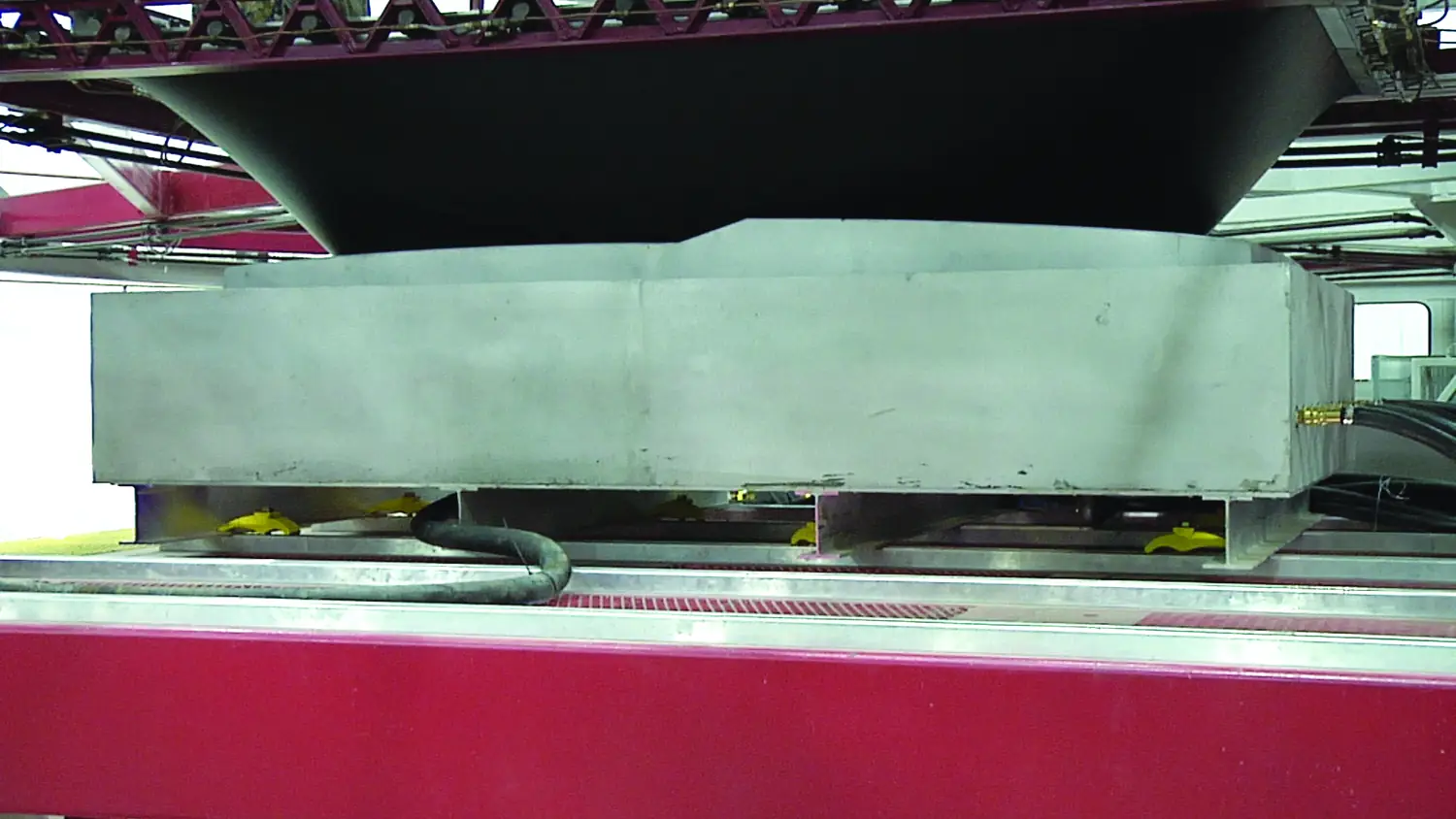 Large-format thermoformed panel for a transit vehicle
